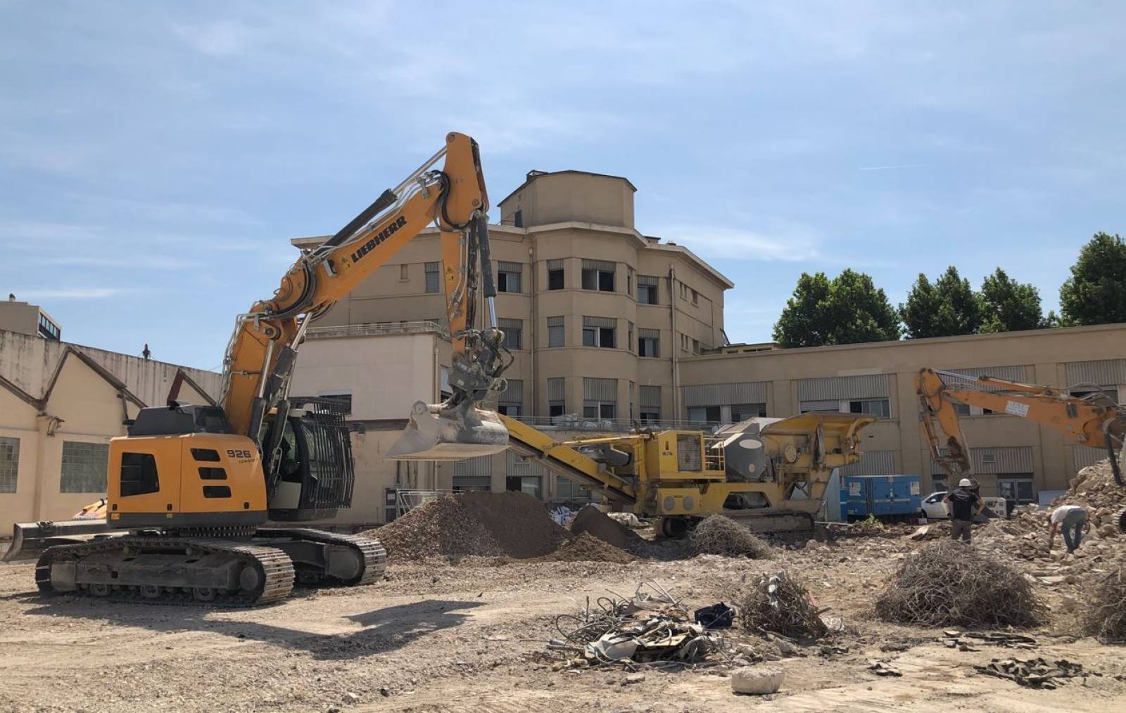 Concassage de gravats à Marseille