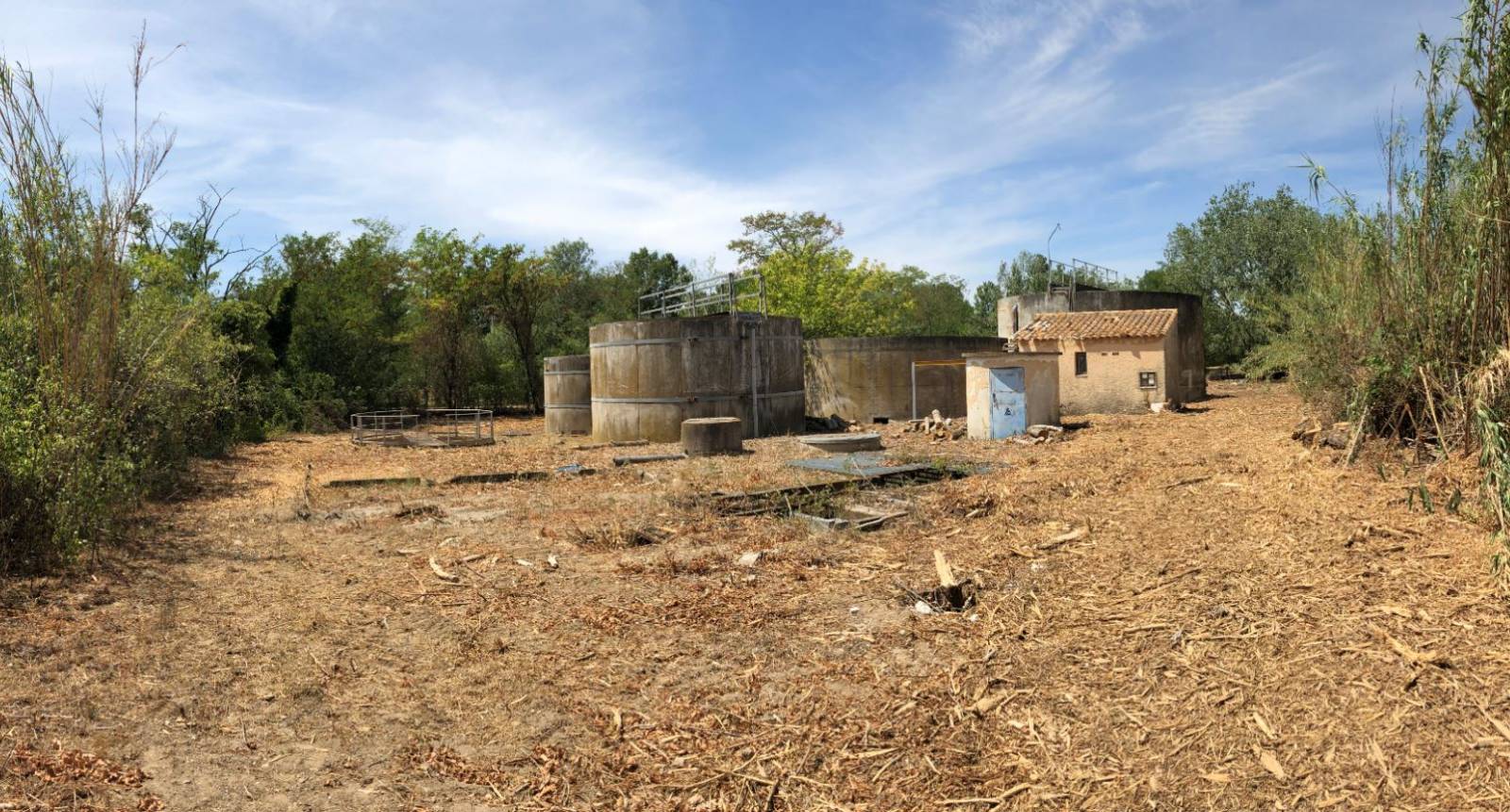 Démolition station d'épuration ROBION