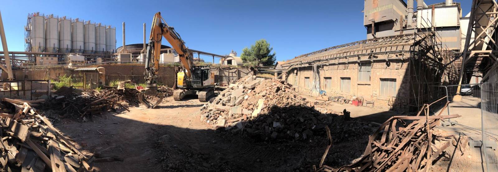 Entreprise spécialisée en démantèlement sur site industriel