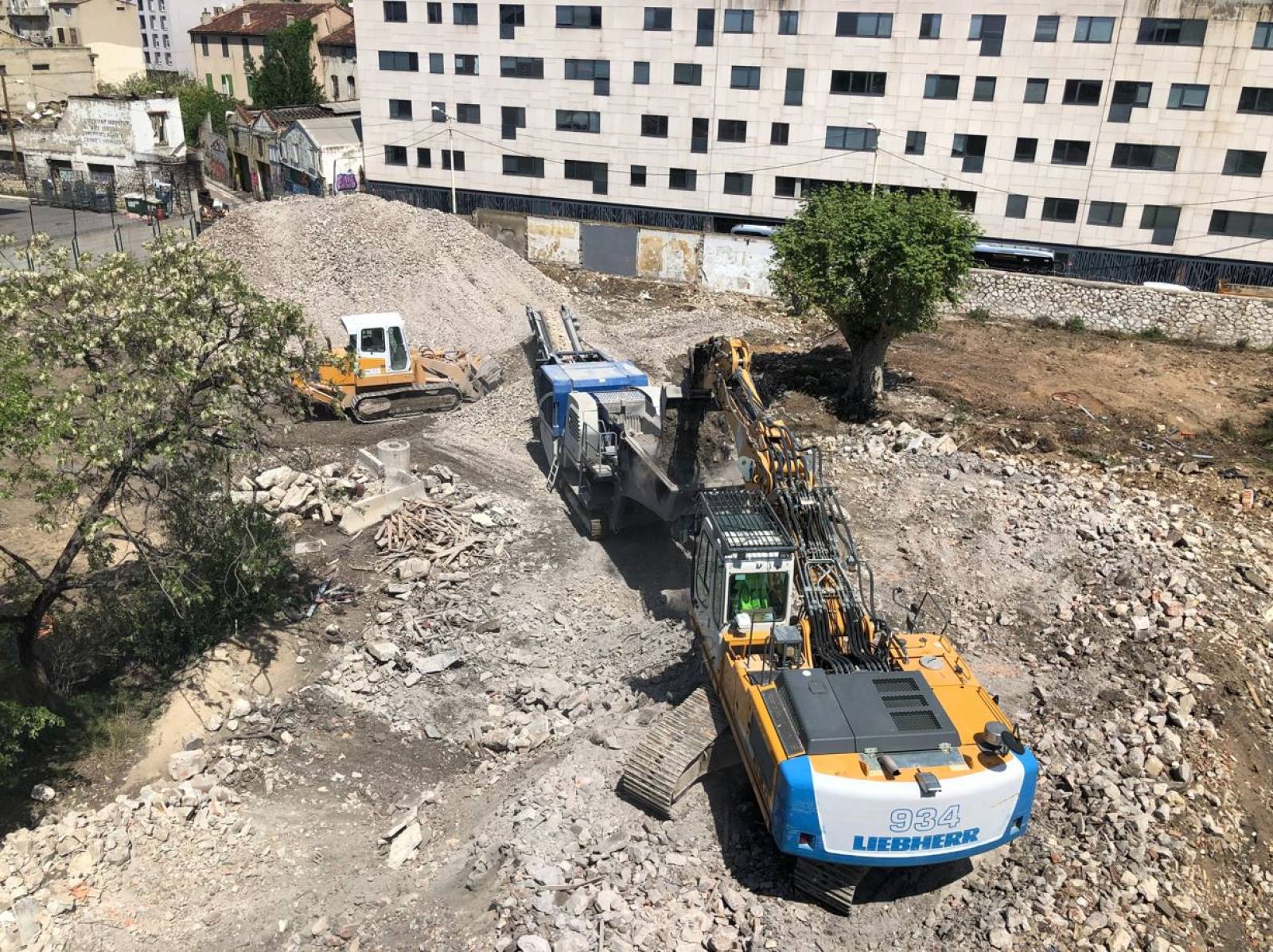 Concassage de gravats marseille