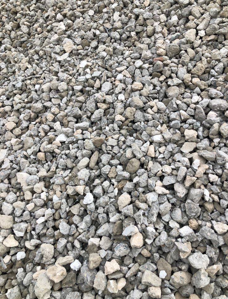 Matériaux recyclés par concassage dans les Bouches du Rhône