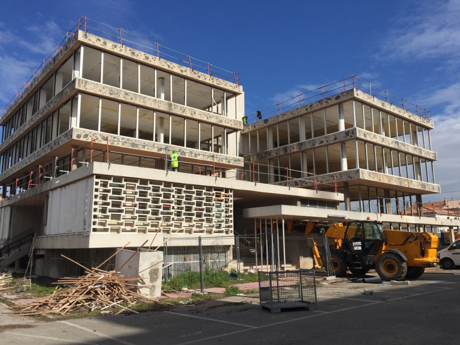 Bâtiment déconstruit