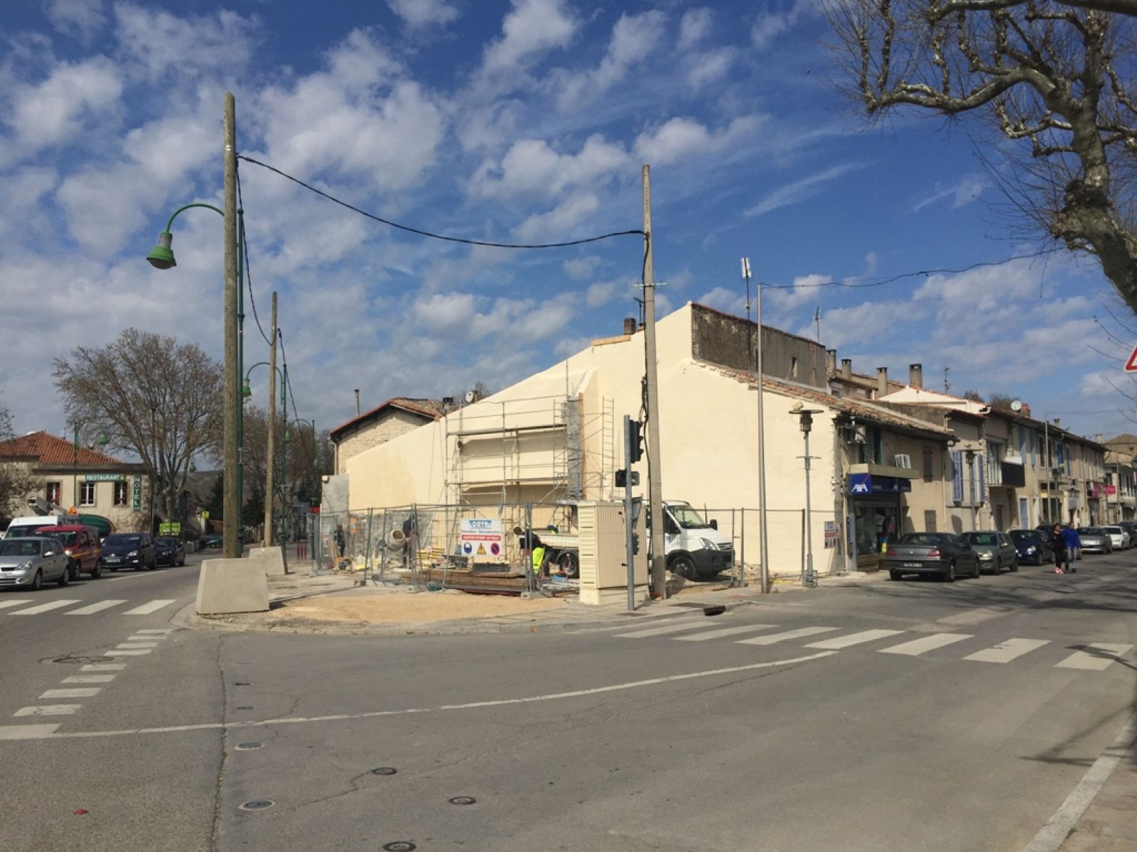 Reprise des murs mitoyens