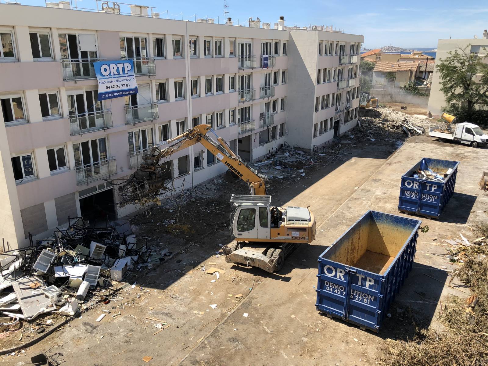 Chargement bennes déchets