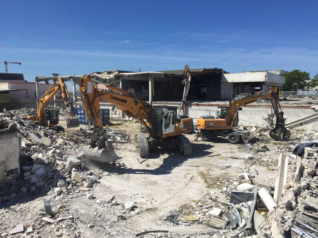 Pelles de démolition