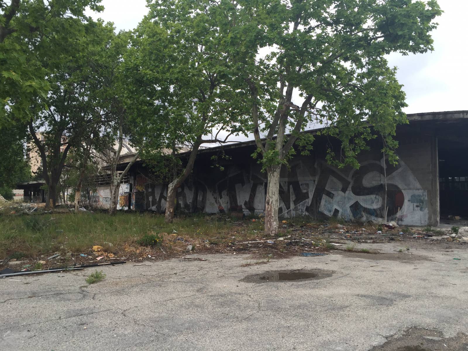 Etat initial avant démolition hangar Marseille 13015