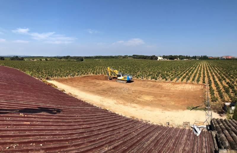 terrassement domaine viticole courthézon 84350
