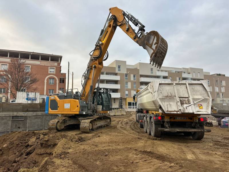 Terrassement en masse de 20 000m3 pour un programme immobilier à Istres (13)