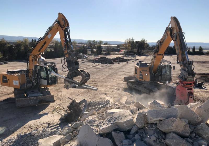 Broyage et déferraillage de bétons à Vitrolles (13127)