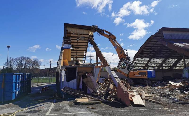 Déconstruction gymnase brignoles