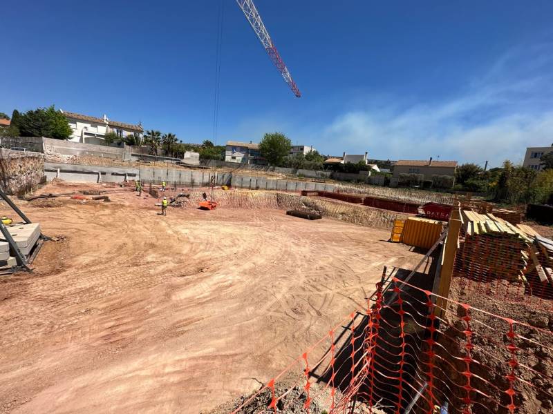 Opération de terrassement en région paca