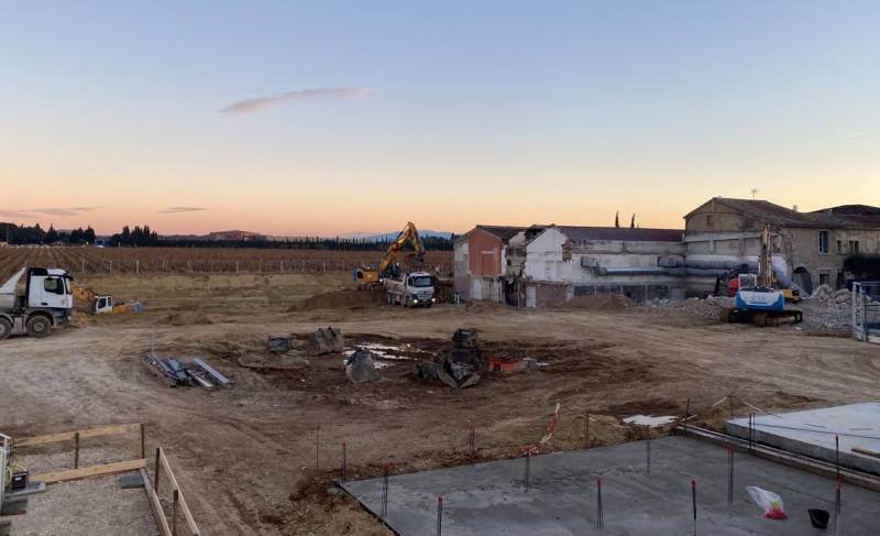 travaux de terrassement et d'évacuation des déblais à courthézon 84350