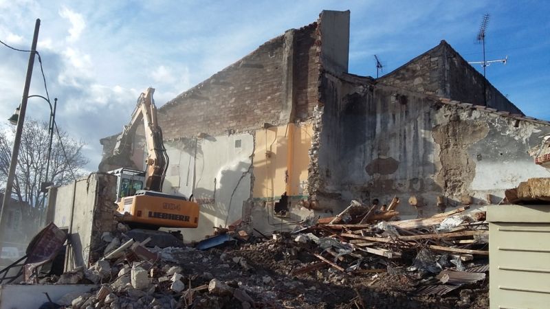 Démolition mécanique