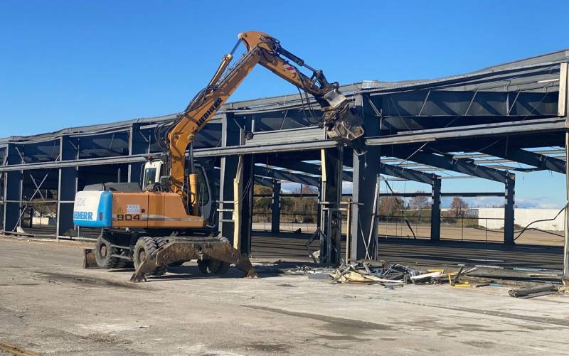 Découpe de ferrailles à la cisailles arles 13200