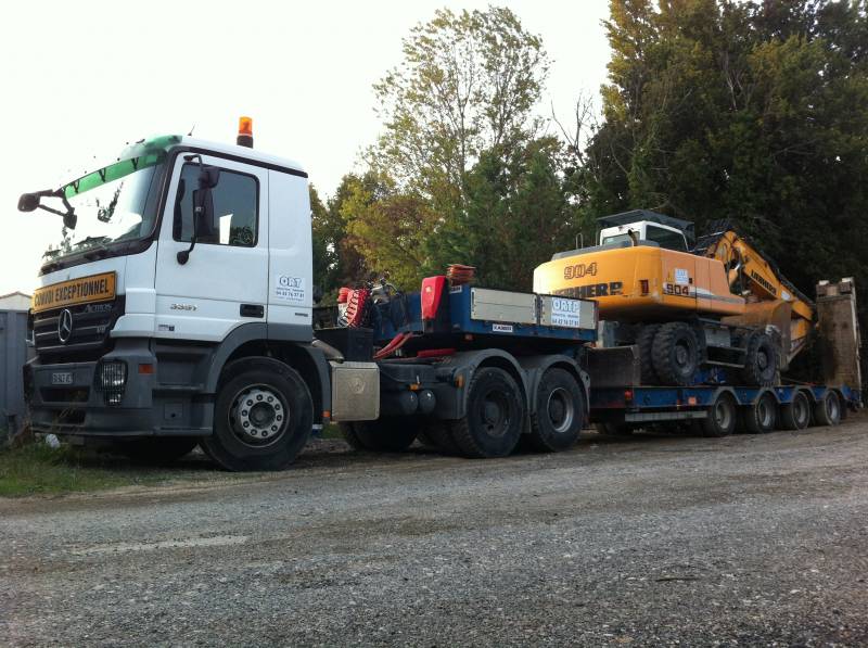 Porte char pour engin TP