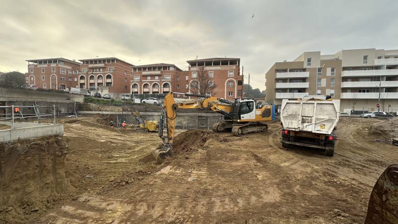 Terrassement en masse de 20 000m3 pour un programme immobilier à Istres (13)